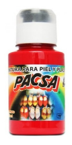 Pintura Para Piel Y Plástico Pacsa Rojo 12 125 Ml