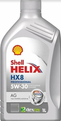 Aceite Shell 5w30 Hx8 Ag Dexos 1 Sintetico X 1 Litro Gm Chev