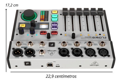 Mesa Digital Behringer Flow 8 Usb Bluetooth Com Clamp Brinde