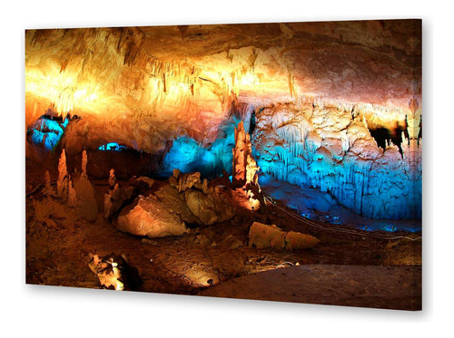 Cuadro 60x90cm Cuevas Impresionantes Vivos Colores