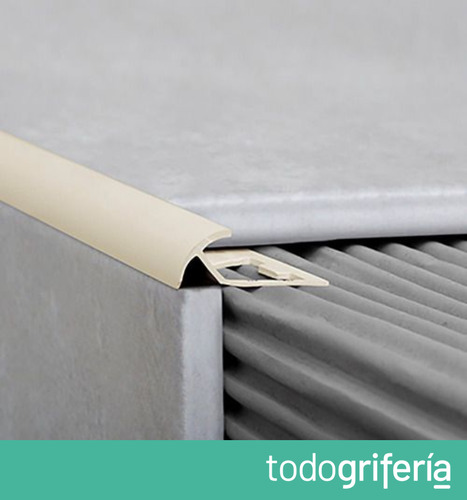 Atrim Guardacanto Plus De Pvc Champagne 9mm X 2,44m
