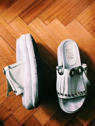 Sandalias Blancas Talle 39