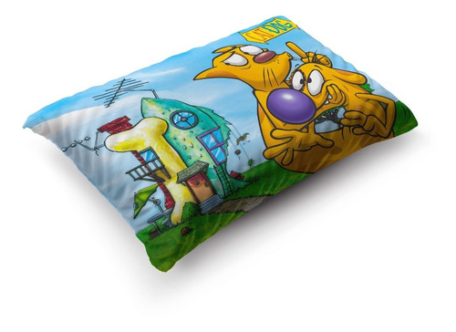 Imagen 3 de 5 de Funda De Almohada Catdog 70x45cm Vudú Love