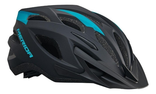 Casco Merida Charger Ciclismo Mtb Triatlon - Salas Color Negro/Azul Talle M (53-58cm)