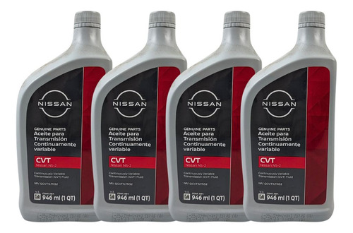 4 Lt Aceite Nissan Transmisión Cvt Sentra Se-r 2011