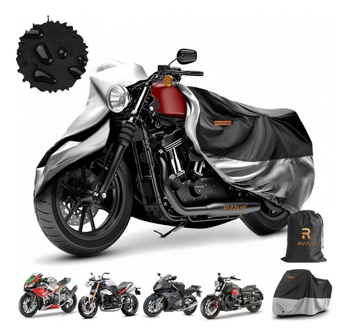 Funda Motocicleta Grueso Impermeable Cubiertas Protección