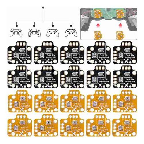Tablero De Reparación Joystick Drift Para Gamepad, Mando Ana