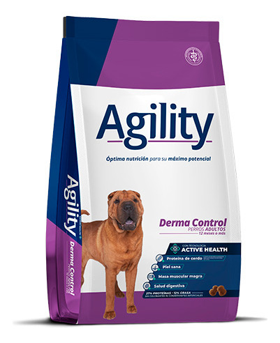 Alimento Agility Derma Control Perro Adulto X 15 Kg