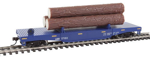 Walthers Trainline Ho Scale Model Log Dump Car Con 3