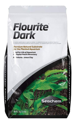 Substrato Natural P/ Plantados Seachem Flourite Dark - 7kg