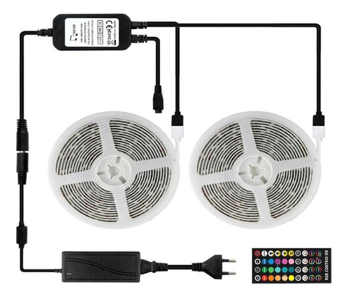 Tira De Luz Inteligente Rgb Led Luz Ambiental Control De