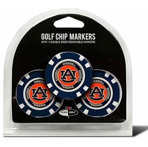 Conjunto De 3 Auburn Tigers Fichas De Póker Con Marcadores D