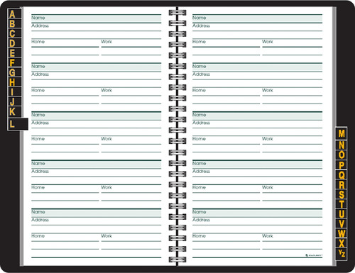 At-a-glance Cuaderno De Direcciones/gua Telefnica, Grande, I