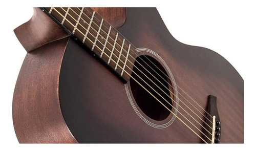 Violão Vintage Ve660wkea Elétrico Auditório Statesboro Cor Marrom-escuro Material Do Diapasão Ébano Orientação Da Mão Destro