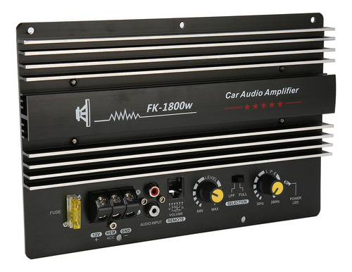 Amplificador Automotriz De Audio Estéreo Para Automóvil De 1