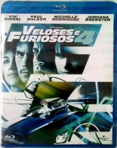 Blu-ray Velozes E Furiosos 4 Vin Diesel Paul Walker