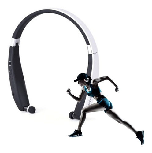 Auricular Bluetooth Deportes Running Manos Libres Instto Color Blanco