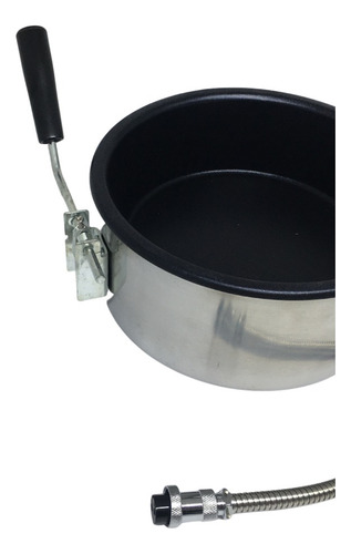 Panela Avulsa Pipoqueira Eletrica Pipoca Doce Salgada Cor Preto