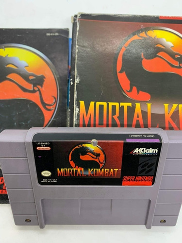 Mortal Kombat Snes/ Juego Completo/ Mortal Super Nintendo (Usado)