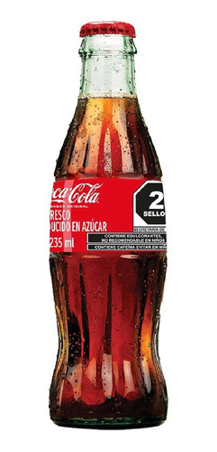 Imagen 1 de 1 de Refresco Coca-cola Original Vidrio 235ml