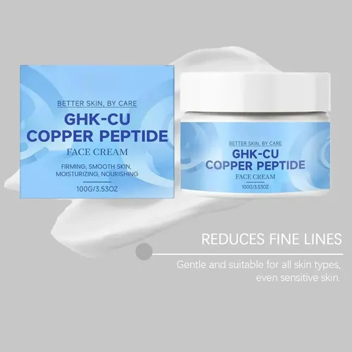 Crema Facial Con Péptido De Cobre Ghk-cut, Humectante Antiar
