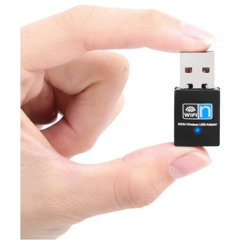 Imagen 3 de 8 de Adaptador Placa De Red Wifi Usb Pc Receptor Nano 300 Mbps