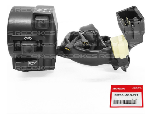 Comando Luz Honda Falcon Nx 400 Original Honda Brasil Kk