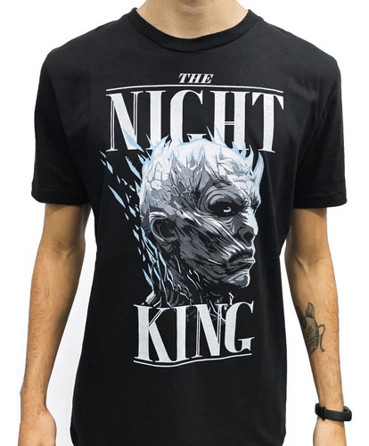 Remera Night King Negro (got) - Licencia Oficial