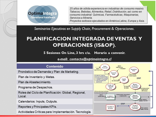 Planificación Integrada De Ventas Y Operaciones (is&op)