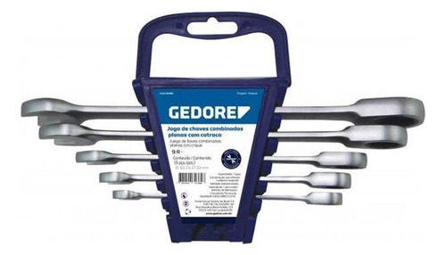 Jogo Chave Combinada Com Catraca 8 À 19mm 5 Peças - Gedore