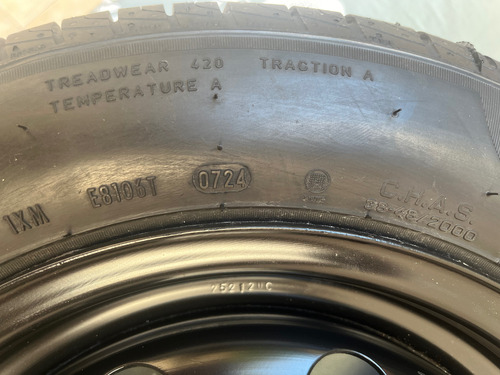 Rueda Auxilio Original Ford Fiesta/ka Rodado 14 175/65 Negro