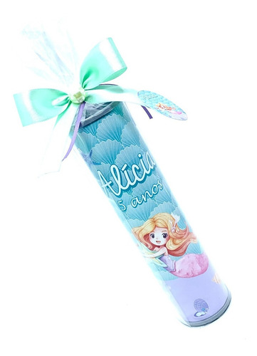 Imagem 2 de 4 de Lembrancinha Personalizada Sereia Pega Vareta 10un