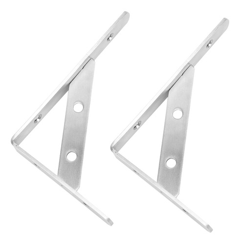 Soporte Triangular, Estante De Pared De Acero Inoxidable, 2