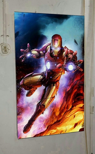 Iron Man Cuadro Grande Genial Diseño 