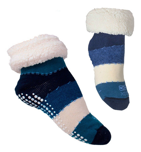 Imagen 8 de 9 de Medias Con Corderito Antideslizante Pantuflas Niños Sox