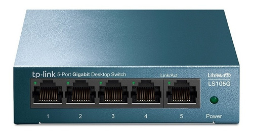 Switch Tp-link Gigabit Ethernet Ls105g 5 Puertos 2000 Entrad