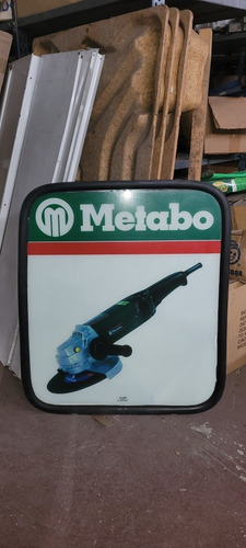 Cartel Acrilico Metabo  60 X 50 Doble Faz