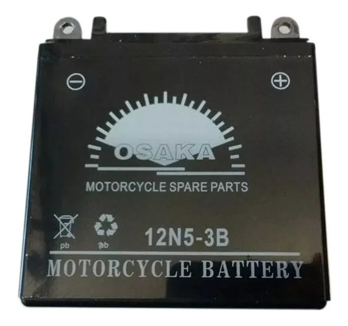 Bateria 12n5-3b Yb5-lb Osaka Gixxer Fz Xtz Ybr Gel Fas Motos