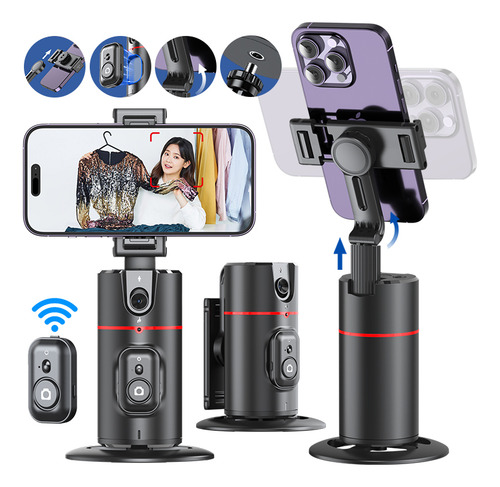 Gimbal Estabilizador de Celular Plegable con AI Selfie Video Keelead P02 Color Negro