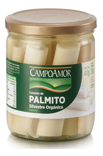 Corazón De Palmito Entero Campoamor Tarro 410g Gourmet