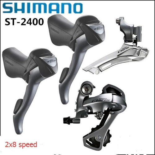 Kit Shimano Claris Mini Grupo Sti Cambio Dianteiro Traseiro