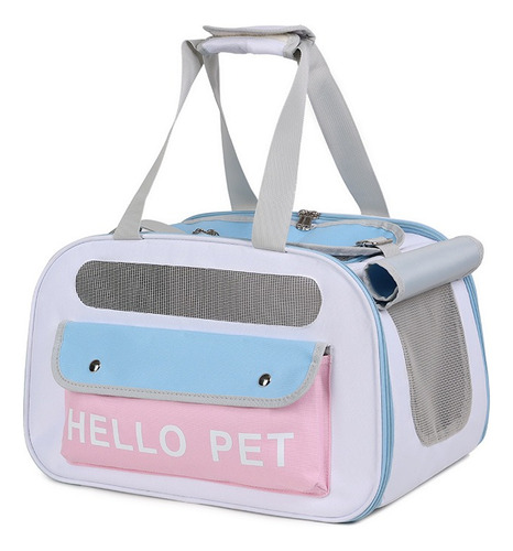 Bolso Transportador Para Mascotas Gato Perro Gran Capacidad 