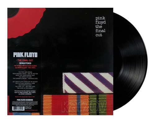 Pink Floyd - The Final Cut / Remastered - Lp Acetato Vinyl