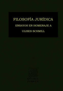 Filosofía Jurídica Ensayos En Homenaje A Ulises Sc . 754499