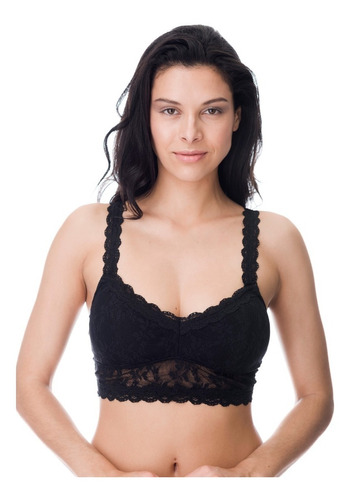 Bralette De Encaje Con Relleno Opcional Camille - Jibona