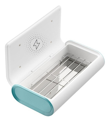 Caja Sanitizante Momax Qu6w Carga Inalámbrica Caja sanitizante y cargador wireless. Elimina el 99,9% de los germenes en 3 minutos. Sanitiza 360º