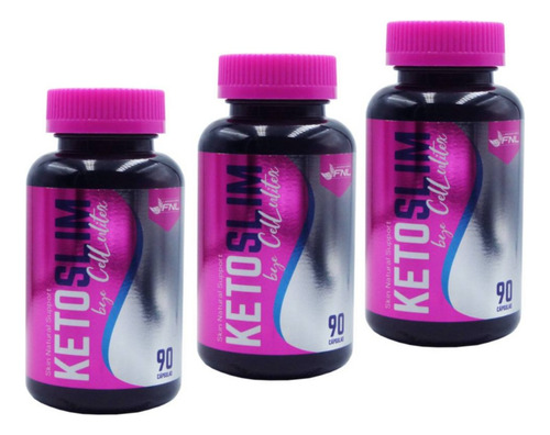 Keto Slim Pack 3 Frascos - 270 Capsulas - Envio Gratis