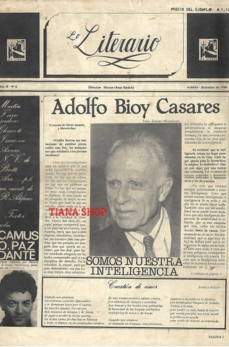 Revista  Lo Literario _1986_entrevista Adolfo Bioy Casares