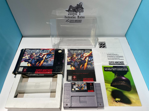 Realm Snes Super Nintendo Original. Caja Y Manual Rebajado