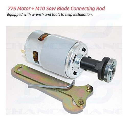 Esfera Dupla De Motor De Engrenagem 775dc 12v/24v Com Biela